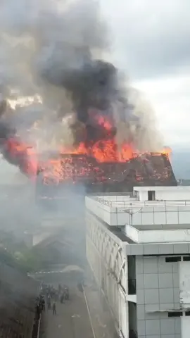 Giliran kantor DPRD NTB yang dibakar massa aksi. #demodpr #dpr #dprri #dprdntb #ripdemokrasiindonesia 
