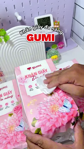 Khăn giấy nhà Gumi dùng đúng êm lun mấy mom ✨🫶🤩 #khangiayrut #gumi #khangiaytreotuong #mevabe #viral 