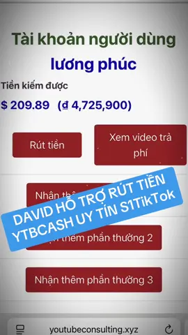Thanh khoản em khách rút thành công  #ruttienyoutobercash #hotroruttienyoutobercash💸 #cachruttienyoutubecash #ruttienytbcash #hotroruttienthetindungdalat 