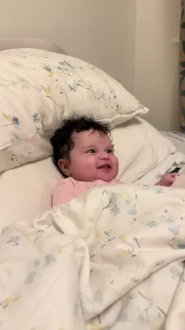 She tries every night to stay in the big bed  #babywinnie #babies #funnybaby 