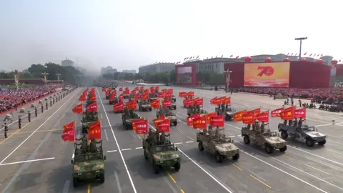 60秒带你重温国庆70周年阅兵钢铁洪流#钢铁洪流 #九三胜利日大阅兵 #抗战胜利80周年 