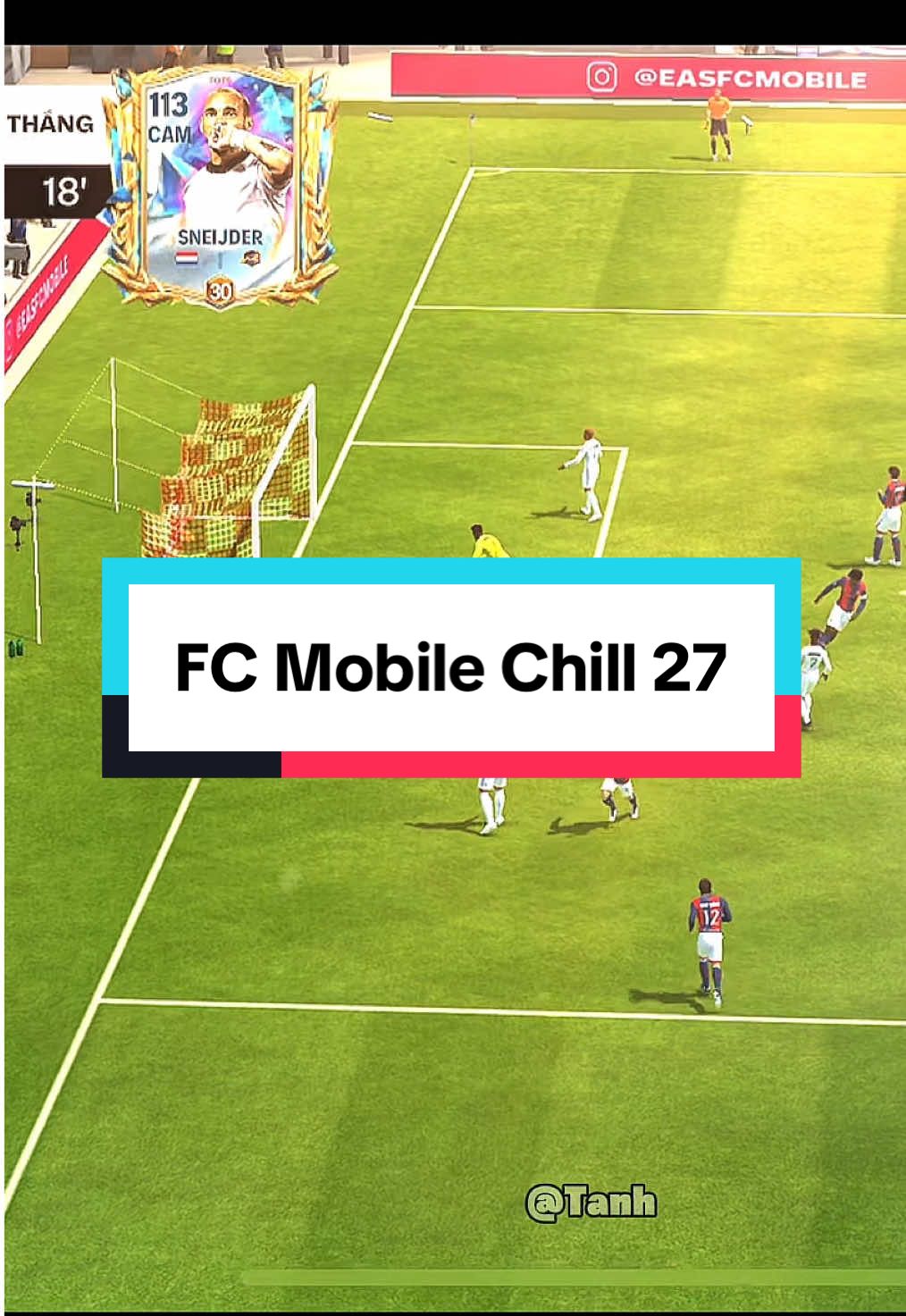 Sao người ta chơi game căng thẳng lắm, mà tới lượt mình thì nó chill quá vại 🥲 #fcmobile #4u #Tanh 