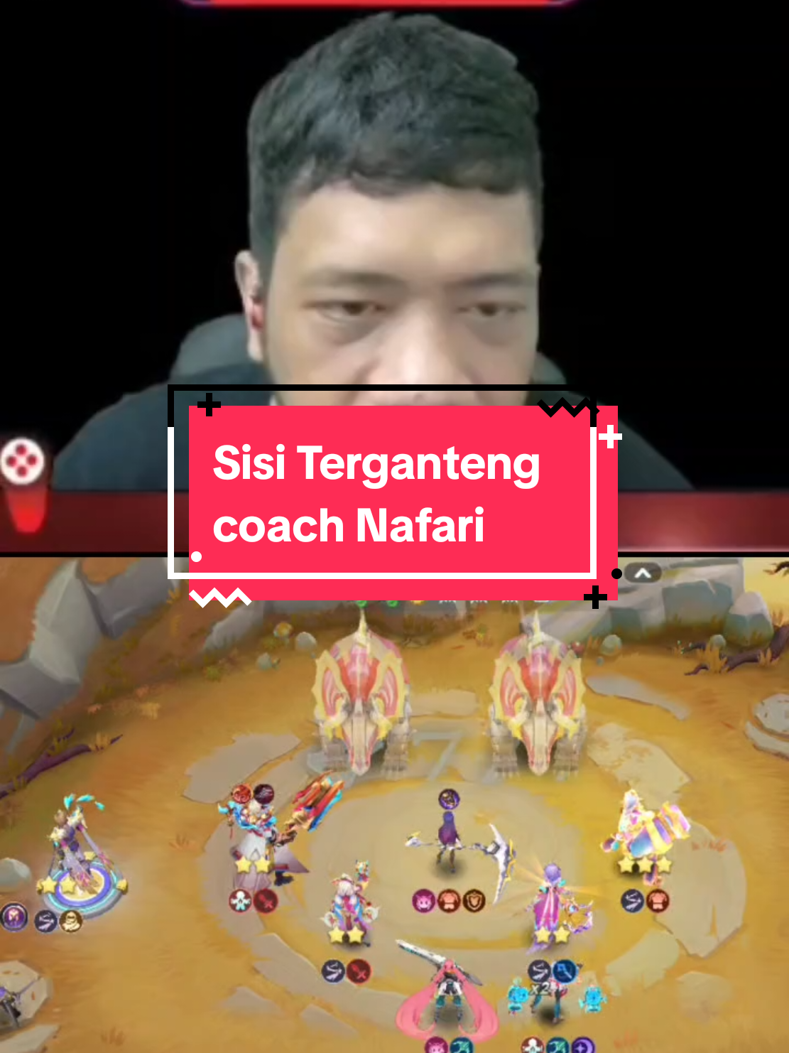 Sisi Terganteng coach Nafari, Nafari kena troll viewer🤣 #nafariout #mplindonesia  #MCGG #MagicChessGoGo #MCGGCosmicTraders 