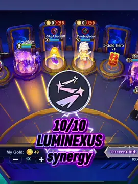 10/10 Luminexus Synergy #MagicChessGoGo #MCGG #MCGGCosmicTraders #MCGGPHCreators#MCGGLuminexus 