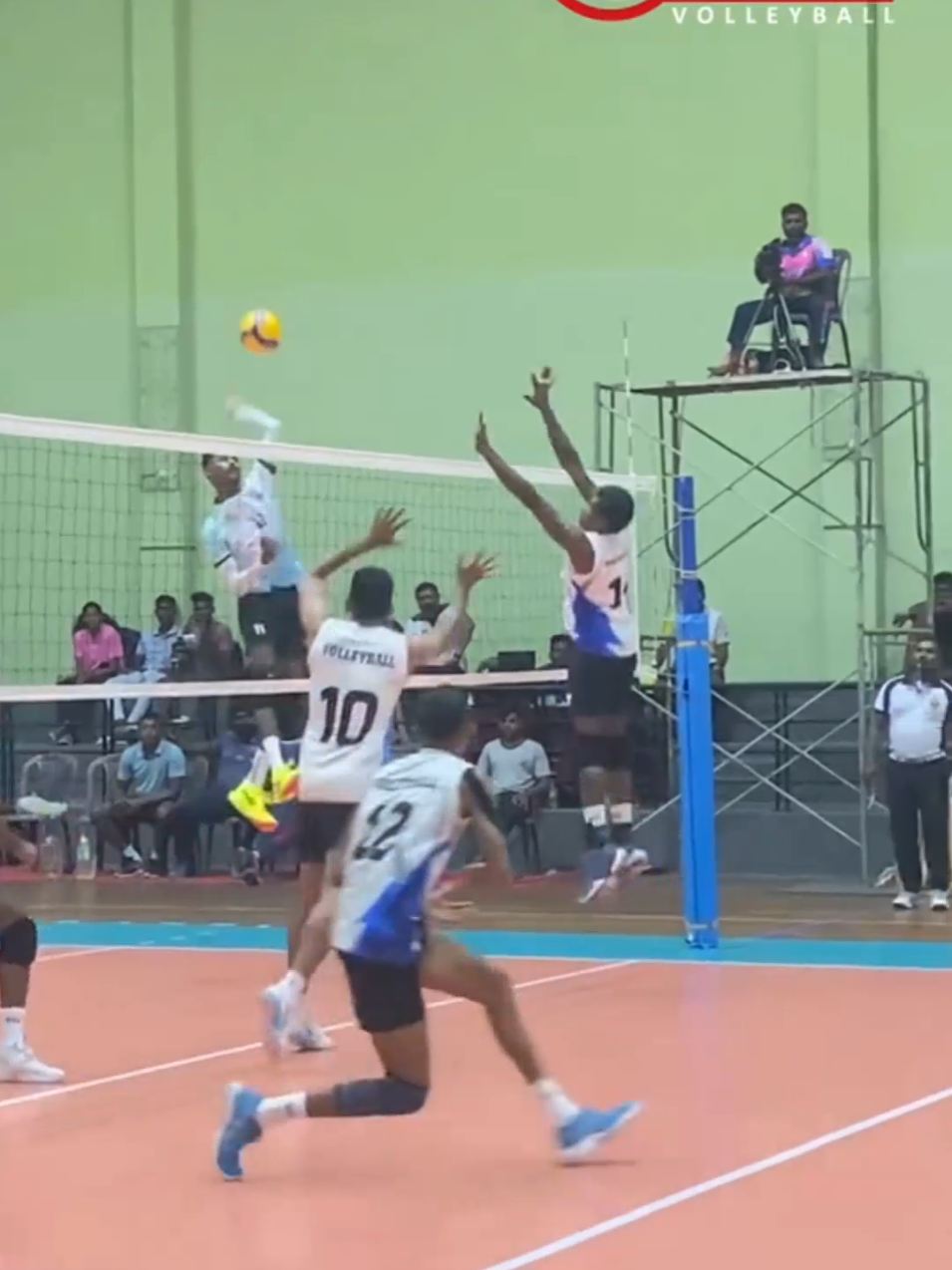 Powerful Spike 💥💥💥  #volleyball #ceylonvolleyball🏐🇱🇰 #superspike #jump #srilankavolleyball🇱🇰🏐 
