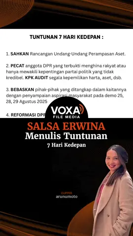 Maaf teman2, melihat keadaan yang berkembang, rakyat semua nya berusaha utk menjaga RI ini aga lebih baik lagi dengan berdemo dan turun di jalan. Maka saya ijin utk mengposting beberapa video sebagai rasa kebersamaan menjaga Indonesia lebih baik lagi..🙏@salsaerwina34 