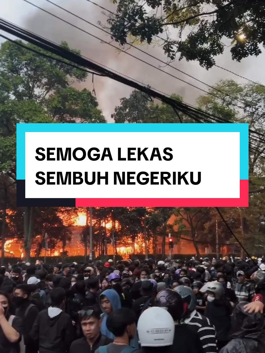 Pray for Indonesia,Lekas sembuh Negeriku,cepat pulih Negaraku.#demo #dpr #video #fyp 