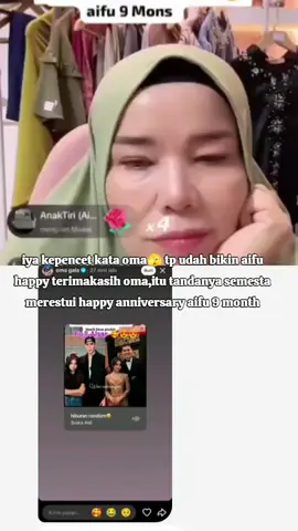 iya, kepencet katanya Oma, 🥺 terimakasih sudah bikin aifu happy setidaknya, tanda semesta merestui, happy anniversary aifu 9 Mons, ternyata kita sekuat ini 🫣🎉#aifu #happyanniversary #aisarkhaledd #fuji #bismillahfyp @AisarKhaledd @AisarSultanMalaysia @Fujiiian @oma gala 