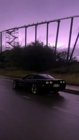 violet #corvette #c5 #carsoftiktok #lightning #storm 