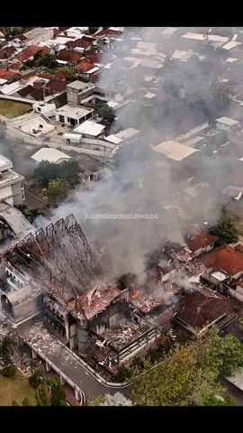Kondisi Gedung DPRD Provinsi NTB hari ini #fyp #demo #dpr #ntb #kebakaran 