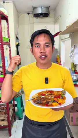 Gurame pedas menis rasanya Jos Jis Wajan Nya bisa beli di keranjang ini Kuning Bos Kui #gurameasammanis  #miesurabayaselerakita #wajanantilengket 