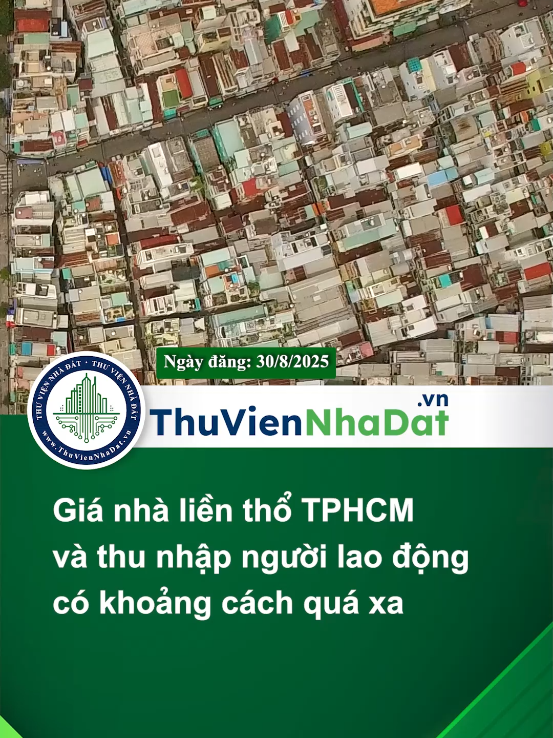 Giá nhà liền thổ TPHCM và thu nhập người lao động có khoảng cách quá xa #LearnOnTikTok #hoccungtiktok #ThuVienNhaDat #TVNĐ