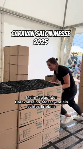 Ein verrückter Tag ☺️ Wart ihr schon mal auf der Messe oder geht dieses Jahr hin?  #caravansalon #caravansalon2025 #messe #wohnmobil #luxus 