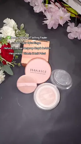 Hanasui Perfect Fit Setting Powder Bedak Tabur Halus Ringan😍 #hanasui #hanasuisettingpowder #hanasuibedaktabur #fyp 