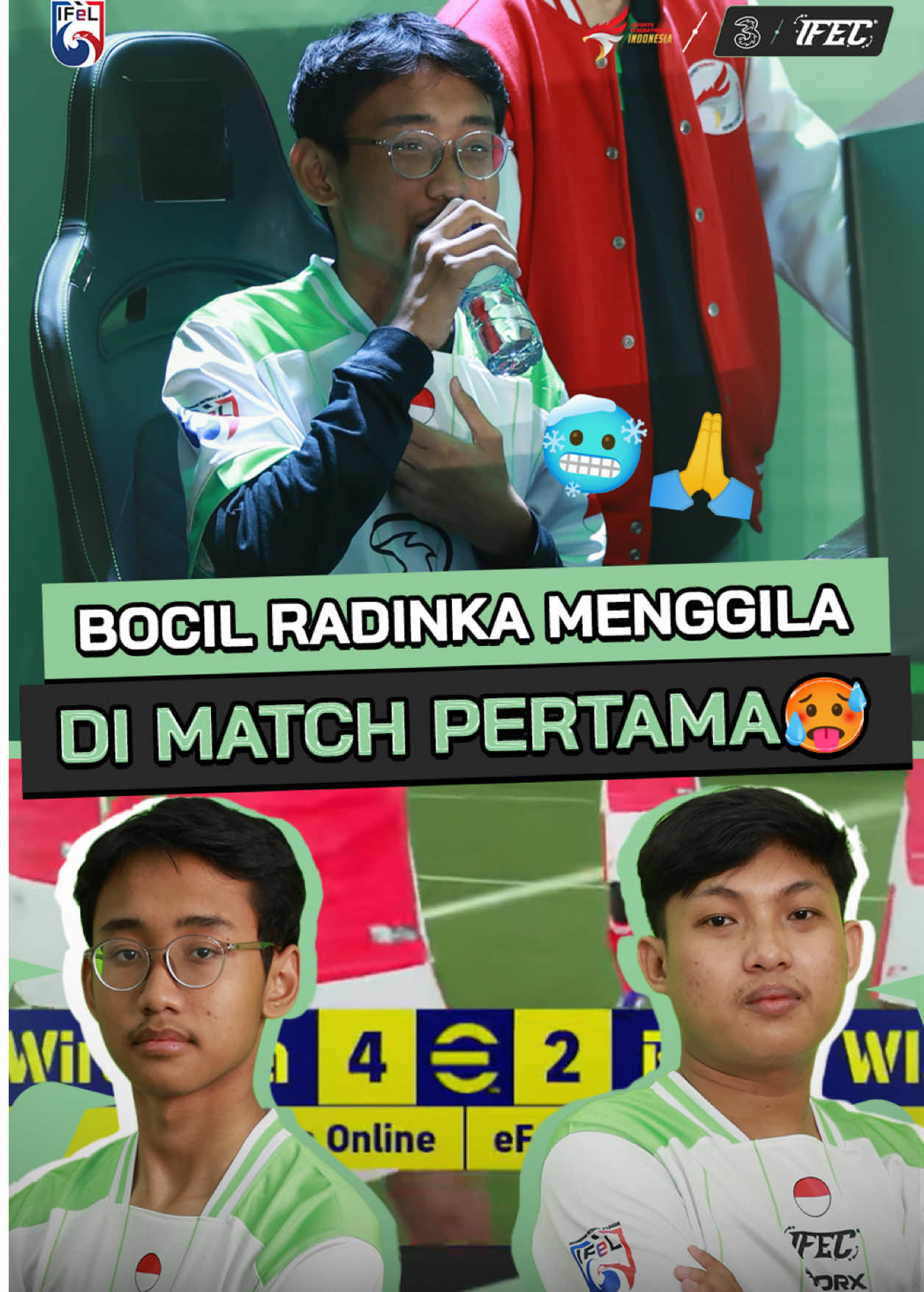 BOCIL RADINKA MENGGILA DI GAME PERTAMA🔥🔥 #IFeL #ifelditiktok #efootballmobile #rrqhoshi #efootball 