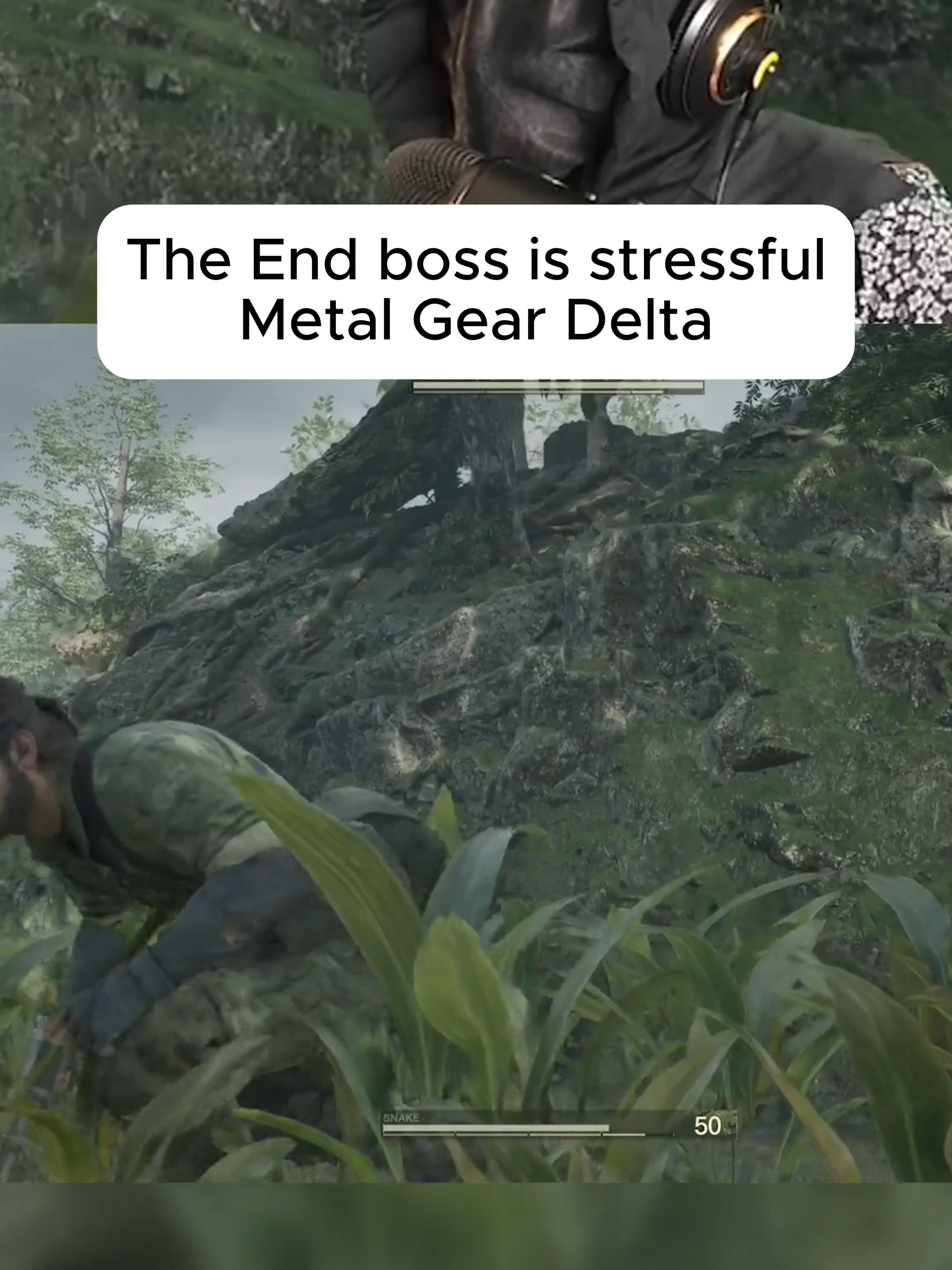 I wet myself like Otacon #metalgearsoliddelta #mgs3 #metalgearsolid3 #metalgearsolid