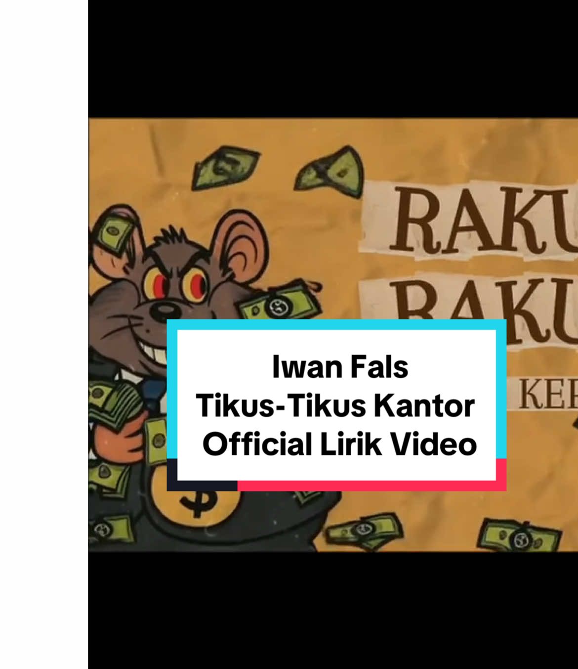 Replying to @່ • Mau sampai kapan lagu ini jadi cerminan negeri? 🥲 Official Lirik Video “Tikus-Tikus Kantor” bisa kalian tonton ya di channel Iwan Fals Musica! 🔥 #MusikDiTikTok #TikusTikusKantor #IwanFals 
