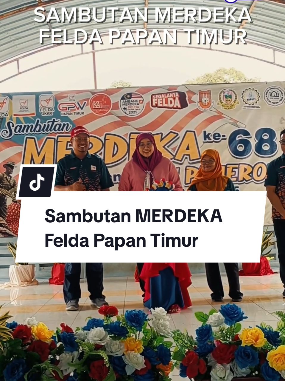 Sekitar Sambutan Kemerdekaan dan Hari Peneroka Felda Papan Timur di Dewan Terbuka Felda Papan Timur. #MajuJohor #DUNPenawar #PenawarKuSayang #AdunPenawar #YBGee 