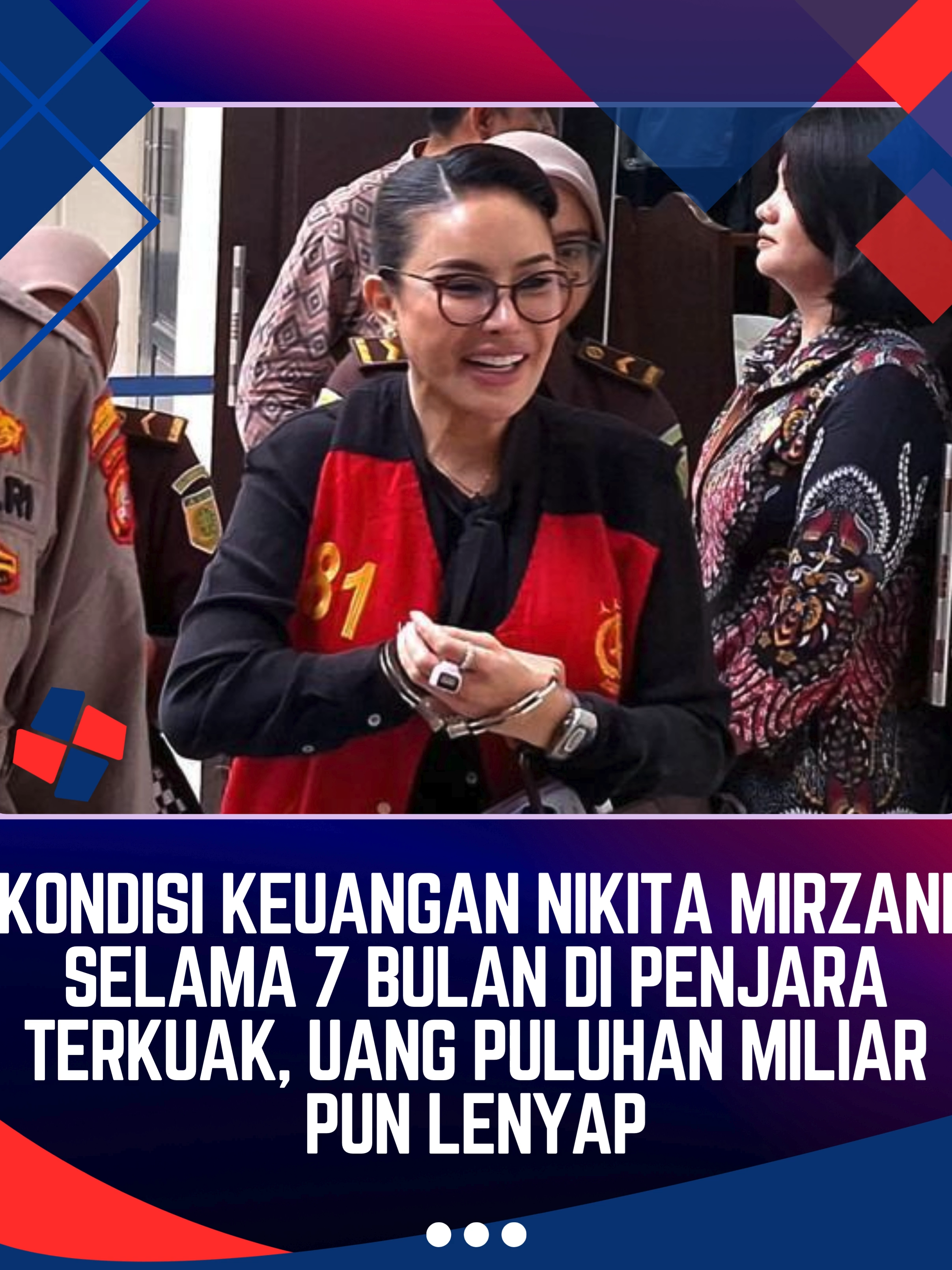 Kondisi keuangan artis Nikita Mirzani selama 7 bulan di penjara imbas laporan dr Reza Gladys terkuak. Dia mengaku kehilangan puluhan miliar rupiah imbas tak bisa bekerja. Nikita Mirzani memang tampak emosional dan kesal saat menjalani sidang kasus dugaan pemerasan dan TPPU, di Pengadilan Negeri Jakarta Selatan, Kamis (28/8/2025). #nm #NikitaMirzani