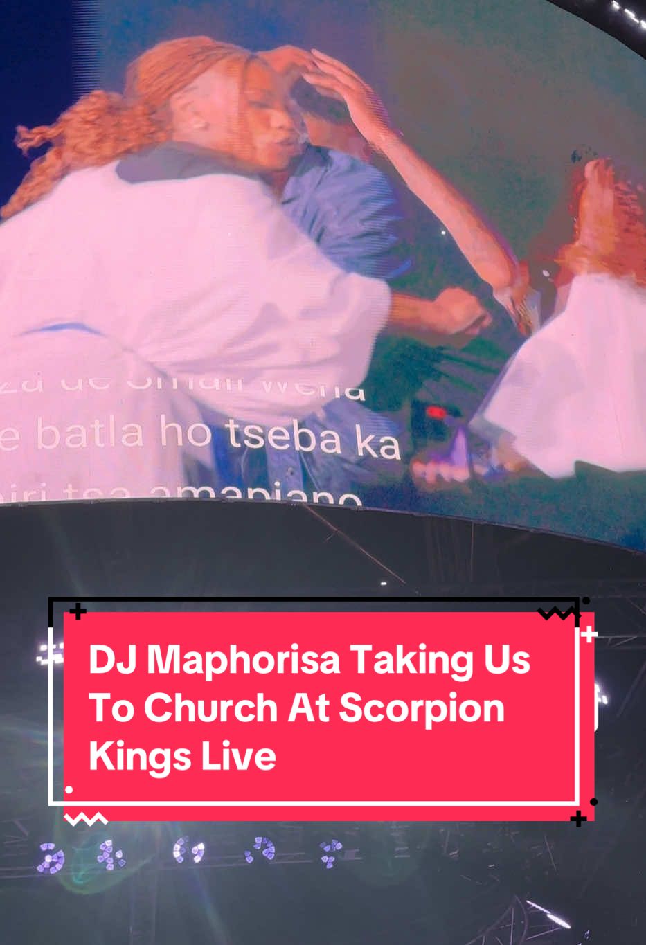 DJ Maphorisa Taking Us To Church at Scorpion Kings Live.🙌 #scorpionkingslive 