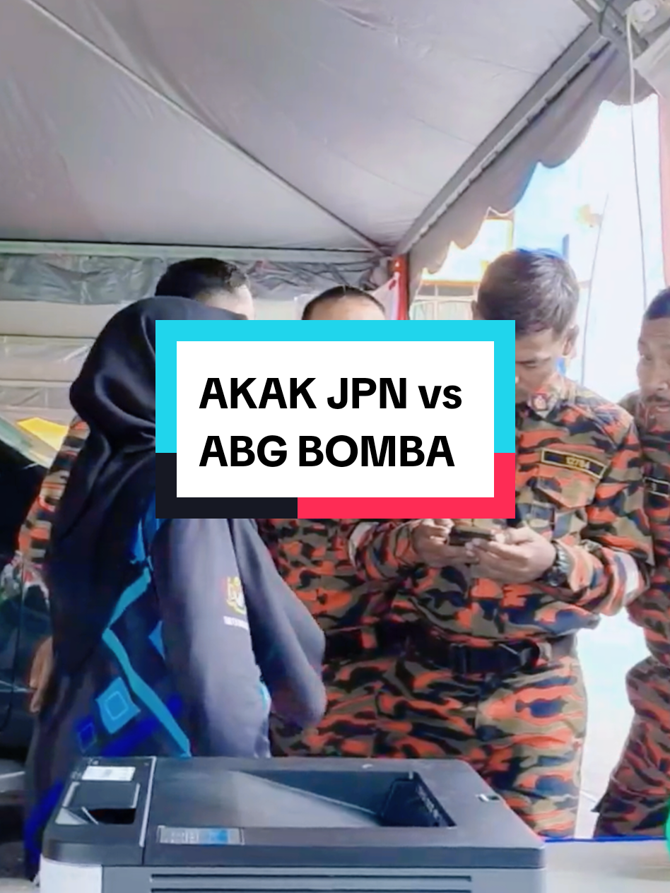 Populariti Akak JPN mengalahkan Abg Bomba nampaknya 😆 #pov #lawak #rakyatdisantuni #bomba #jpn 