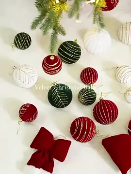 VELVET CHRISTMAS BALLS  #newbie #affilliate #christmasballs #christmasornaments 