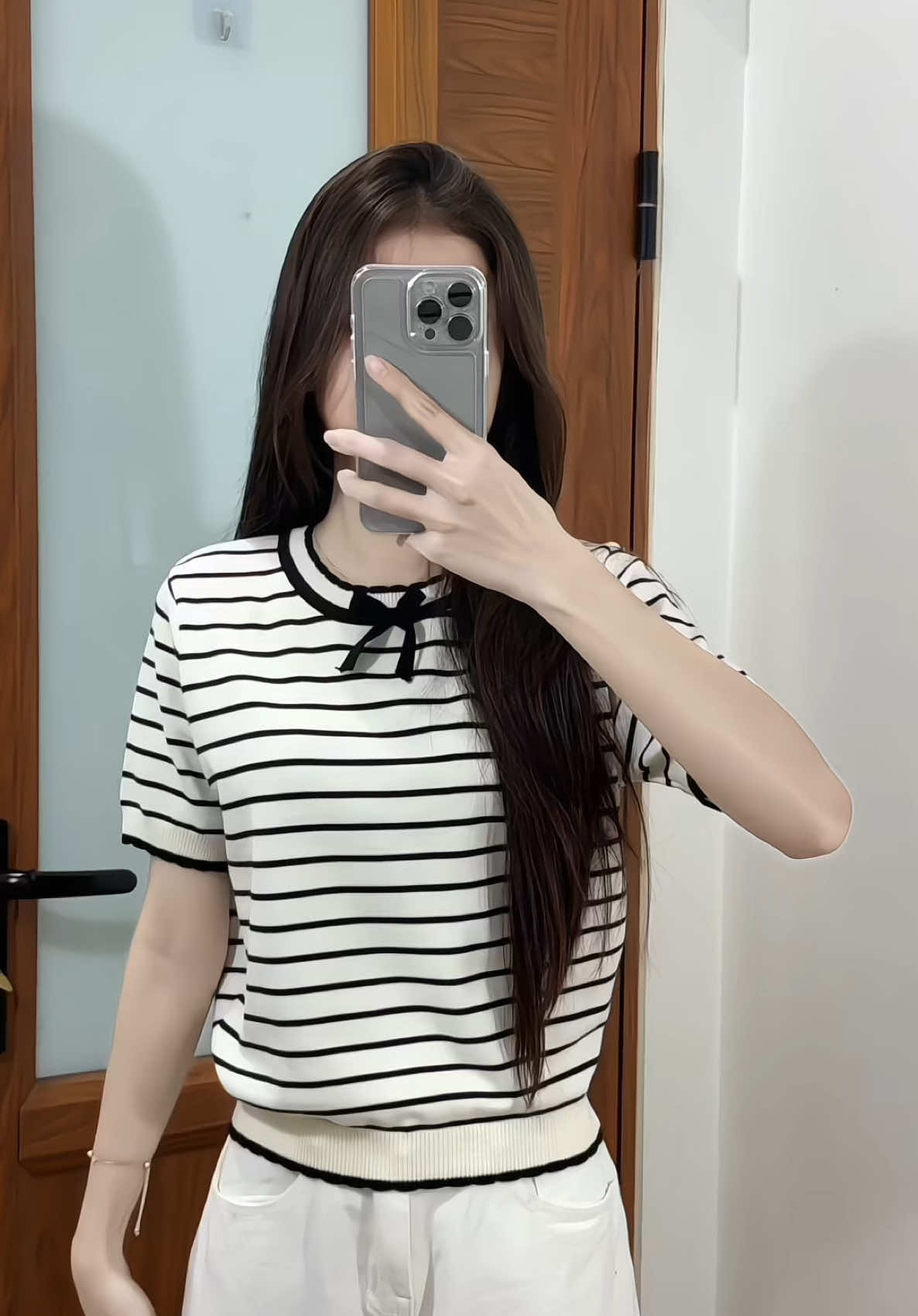 áo kẻ ngang cực hot #xh #xuhuong #thuylinh1603 #aolencoctay 
