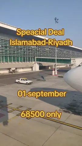 Speacial Deal  Isb-Ruh  01-sep  0312-5720205 #trending #flight #fyp #viral #airline 