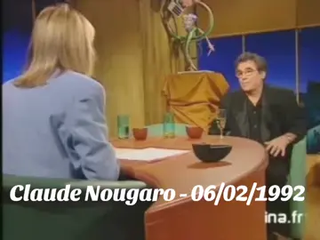 Claude Nougaro -06/02/1992 #claudenougaro #nougaro #froufrou #christinebravo #1992 