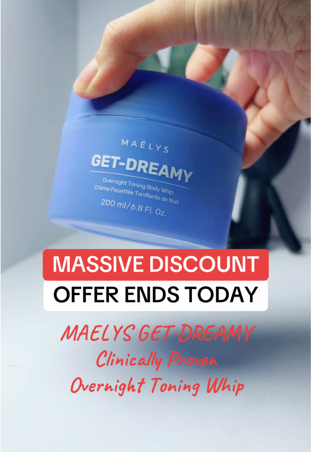 MAELYS GET-DREAMY Clinically Proven Overnight Toning Whip Disclaimer : Prices vary based on promotions, discounts, and offers. @MAËLYS  #TikTokShopCreatorPicks #tiktokshoplabordaysale #dealsforyoudays #sale #tiktokshopbacktoschool