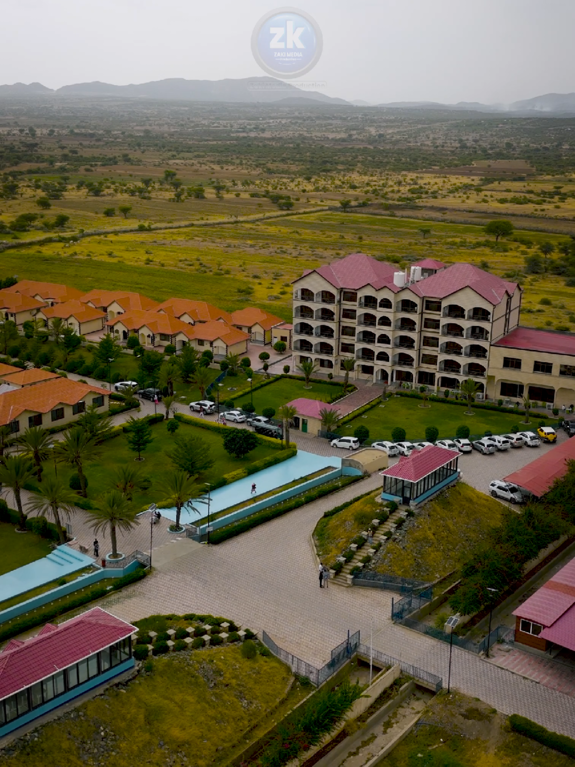 Safari Hotel #borama #relaxing #dronevideo #abdirahmanzaki #relaxing 