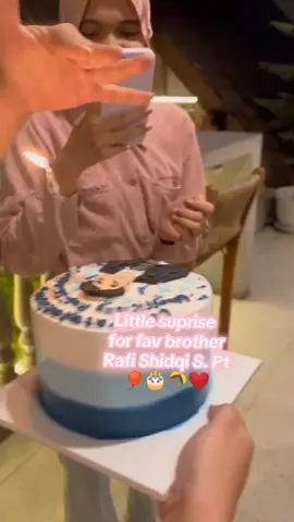Little suprise late for my fav brother❤🥺@Rafishidqi (makasih sist syg @vibesrf udh bantuin aku rekomendasi soundtrack nya🥰)  #masrafi  #masrf  #rafishidqi  #trendingsong  #fyp 