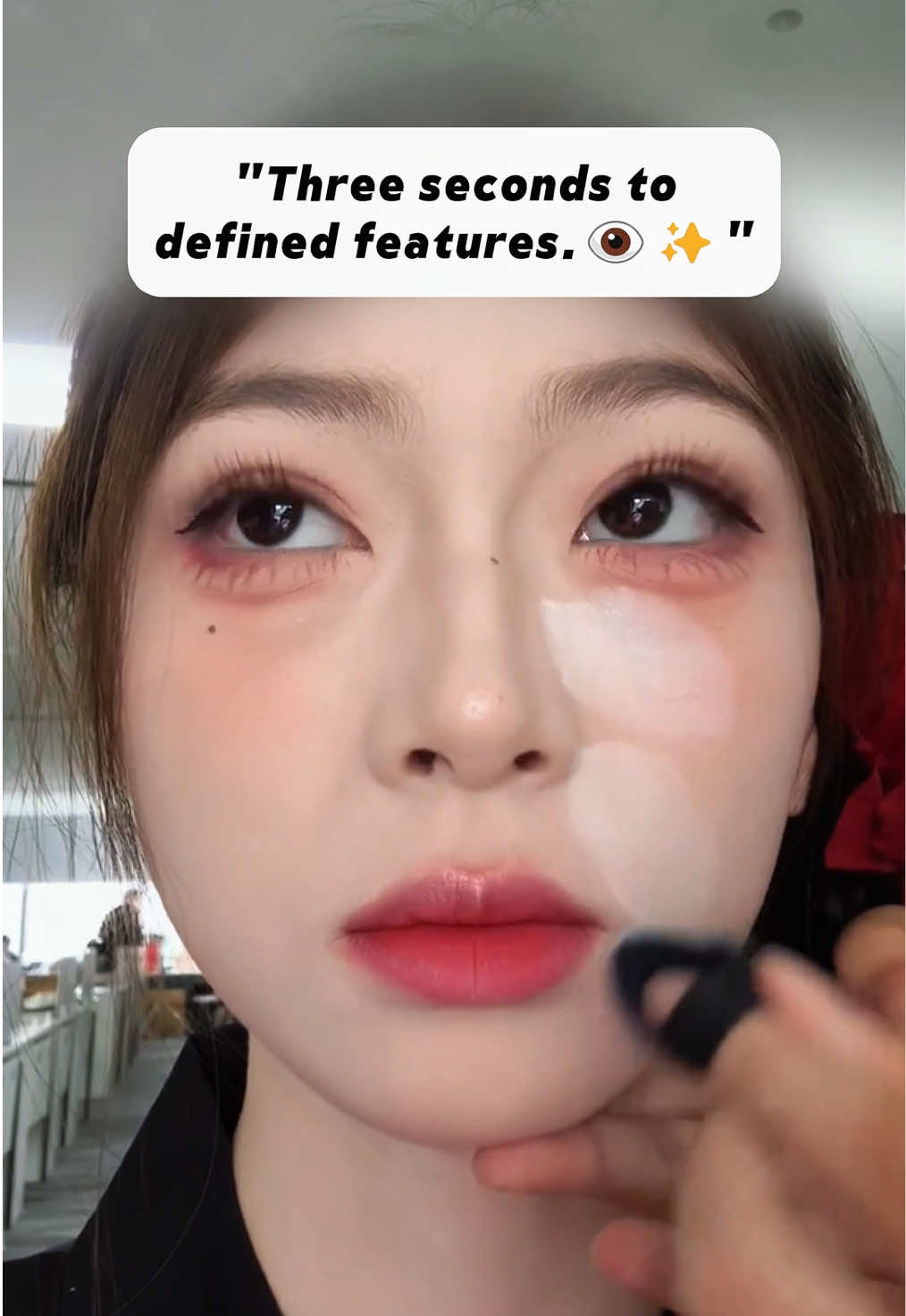 No more’disco ball face’ in photos, no more shine melting off in summer. #flortte #highlighter #mattehighlighter #rushready2025 #rushtok2025 