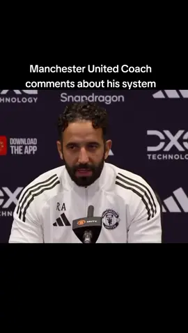 Ruben Amorim says he will not compromise on his idea of playing football solely to win an individual game 🗣️ “I played in all my life, a 4-4-2 or 4-3-3. What I'm thinking is that we have one system that is going to adapt to different systems.”