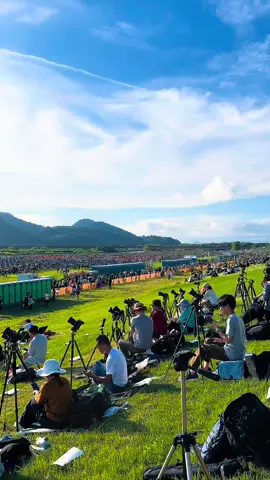 晴れてくれてよかった！！開始前のワクワク感🎆🙌 I'm glad it's sunny!! I'm excited before the start#秋田 #大曲花火2025 #akita #fireworks #fyp 