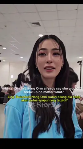denger tuh, ga akan pernah putus🤝🤭 #linglingkwong#ormkornnaphat#lingorm#CH3GirlCup2025#3PlusStoryxGrilCup