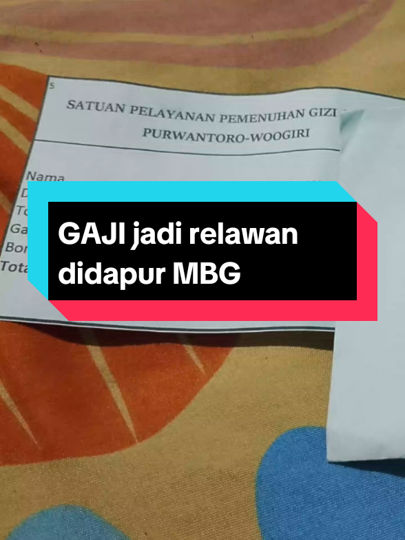 berapa sih gaji jadi relawan dapur makan gratis,program dari bapak presiden Prabowo subianto#promomakangajian #makanbergizigratis #relawanmbg #affiliatepemula #creatorpemula 
