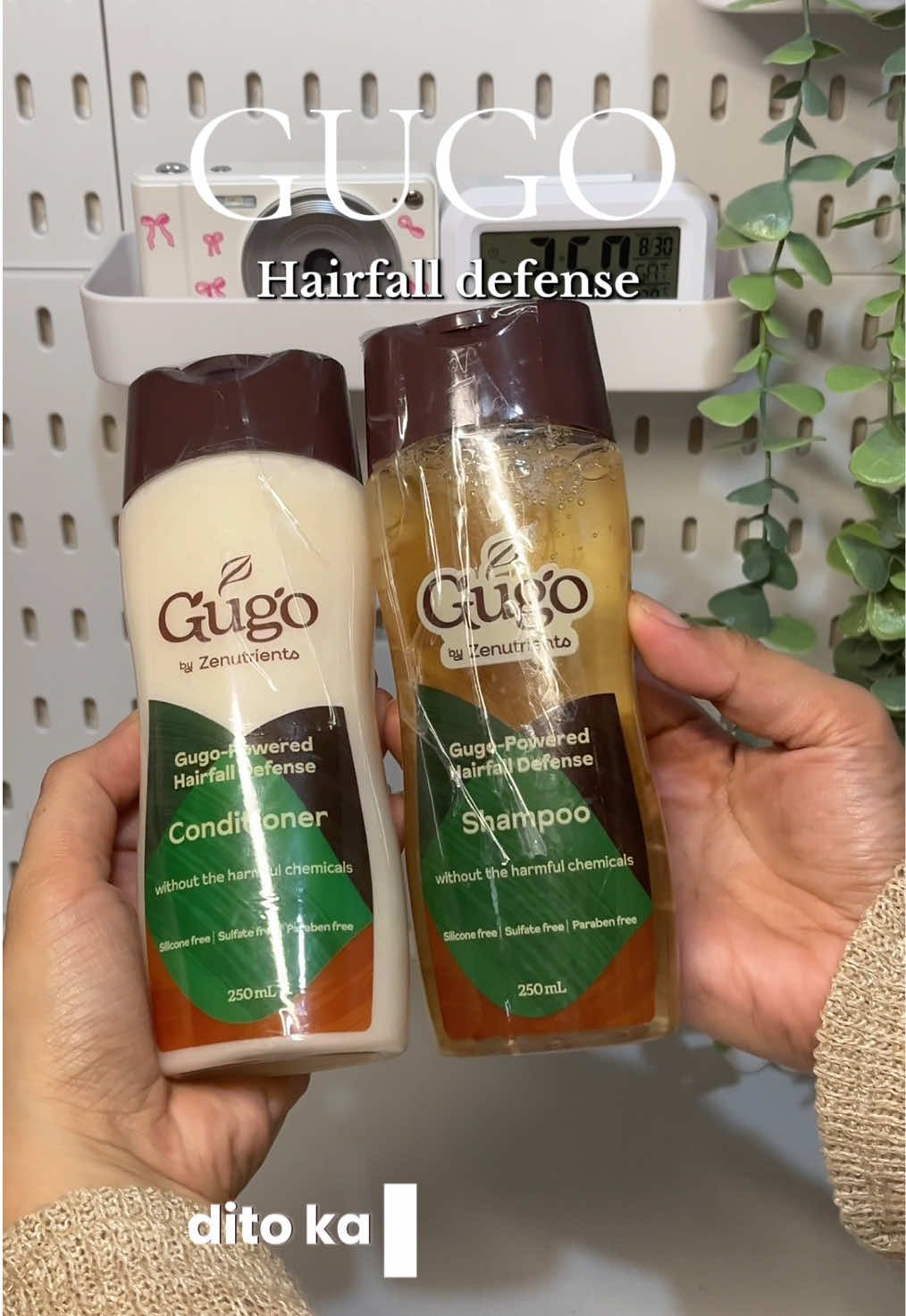 Hairfall problem? Gugo got you!✨#gugo #gugoshampooandconditioner #gugoshampoo #zenutrients #hairfallshampoo 