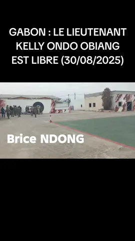 GABON : LE LIEUTENANT KELLY ONDO OBIANG EST LIBRE (30/08/2025)