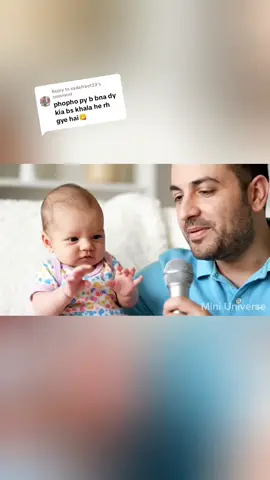 Replying to @sadafrao123 Phuppo kesi lagti hein 😅 Cute baby 🥰 interview 🤣😂 #😂😂😂 #baby #funnybaby #ai #cutebaby 