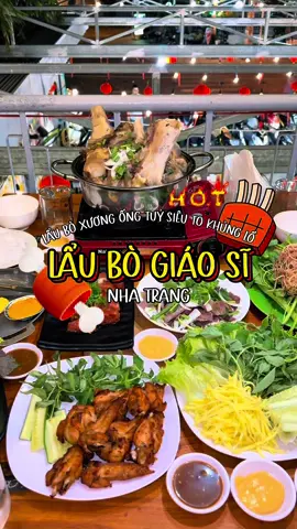 Một quán ăn chuyên tất tần tật các món ăn chế biến từ bò trên đường Dã Tượng Nha Trang mọi người đã biết địa điểm ăn uống này chưa nè🥰. #laubogiaosi #nhatrang #anuong #homnaydidau #tulangthang