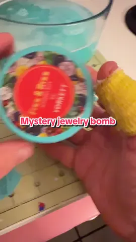 This scented mystery jewelry soap bomb smells horrible, but the gift inside is fantastic. #Soap #Jewelry #Surprise.