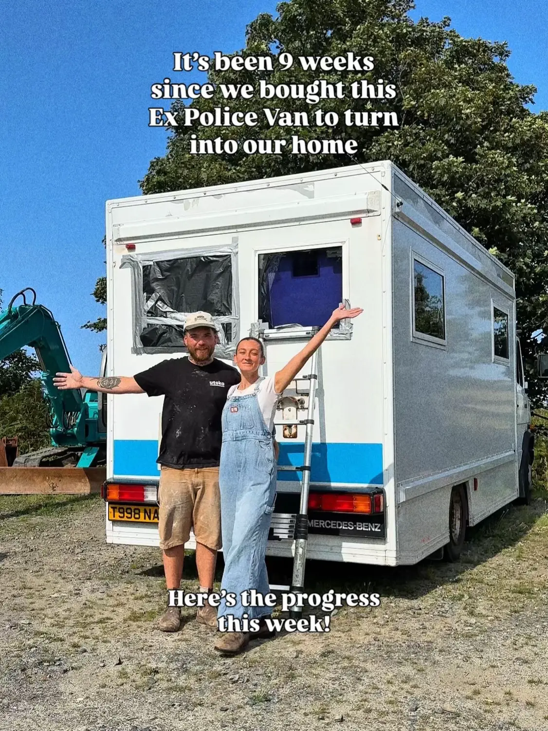 This week has been the most progress so far!  Ex Police Van to TINY HOME!  The ultimate van build project! How good does it look on the end photo!?? What do you guys think? How much longer will it take until it’s finished?😁 Don’t forget to follow.. you want want to miss how this turns out! #vanlife #vanbuild #vanconversion 
