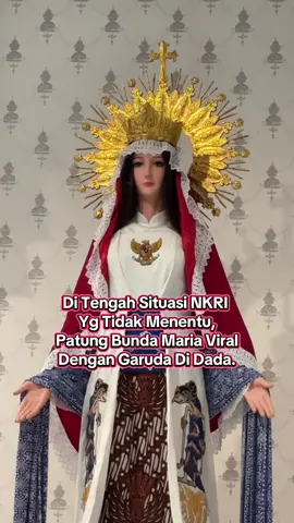 Bunda Maria Dengan Garuda Di Dada. Bunda Segala Bangsa #katolik #remaka #katolikku_keren #orangmudakatolik #damai 