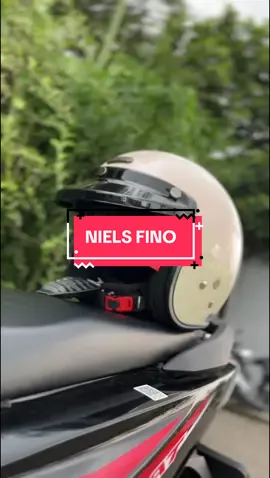 Warna cream helm niels fino nih #NielsIndonesiaOfficial #helmhariankekinian #helmnielsfino 