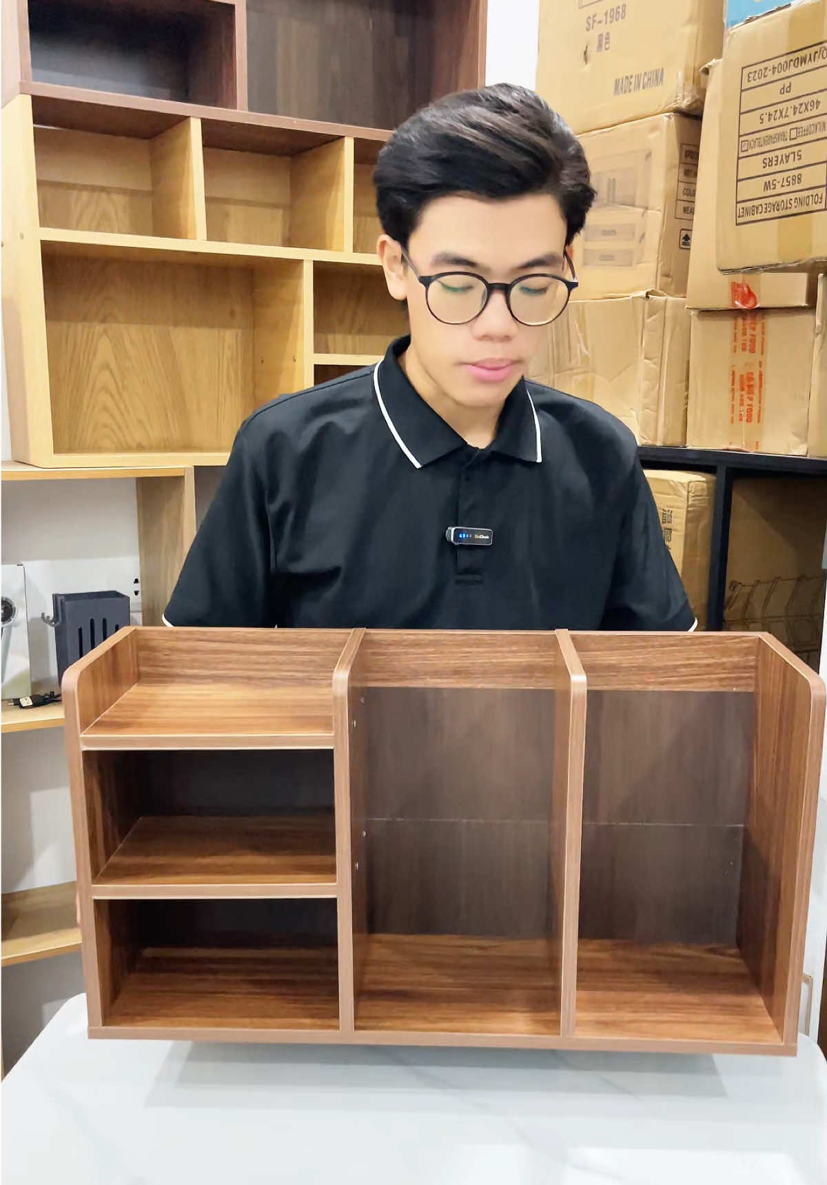 Kệ gỗ tiện lợi nhiều ngăn #kesach #kegodecor 