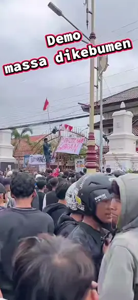 Aksi demo massa dikebumen #kebumen #fyp #DPR #Demo 