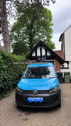 Hopefully part 3 will come round a little quicker 😅💕 #vanconversion #minicamper #caddyconversion #vanconversionseries #campervanconversion 