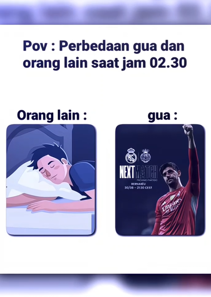 sore nya tidur malam nya nonton madrid 🤭😆🔥 prediksi skor cuyy !! 🔥🫵 #realmadrid #mallorca #laliga #footballtiktok #fyp 