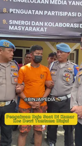 Pengakuan RUS alias Raja TTM Dewi saat kejadian di Kamar Kos Tamtama Blok D, Kota Binjai, Sabtu (30/8). #binjaihits #binjai #fyppppppppppppppppppppppp #beritaviral #informasi 